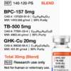 BPC-157, TB-500, GHK-Cu 30mg (Glow Blend)