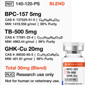 BPC-157, TB-500, GHK-Cu (Glow Blend)