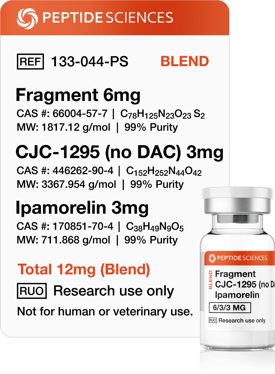 Fragment, CJC-1295 (No DAC), Ipamorelin 12mg (Blend)