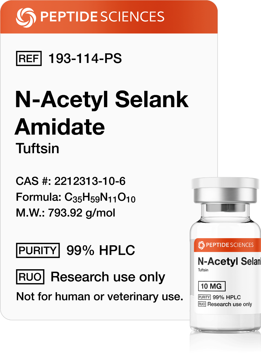 N-Acetyl Selank Amidate 10mg