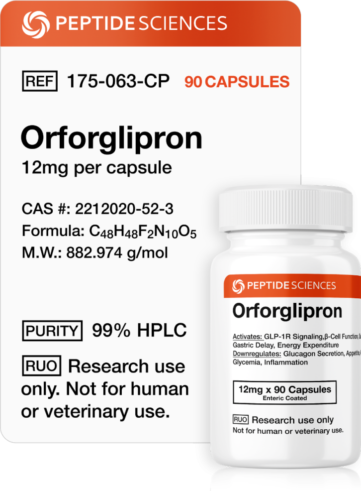 Orforglipron (12mg x 90 Capsules = 1,080mg)